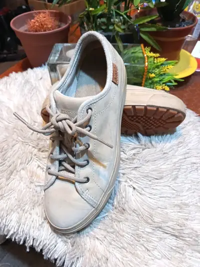 Zapatillas casuales beige para hombre - miniatura 5