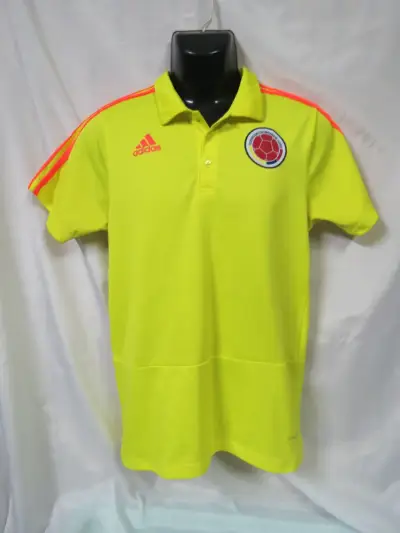 Polera de fútbol amarilla  Colombia TALLA S - miniatura 1