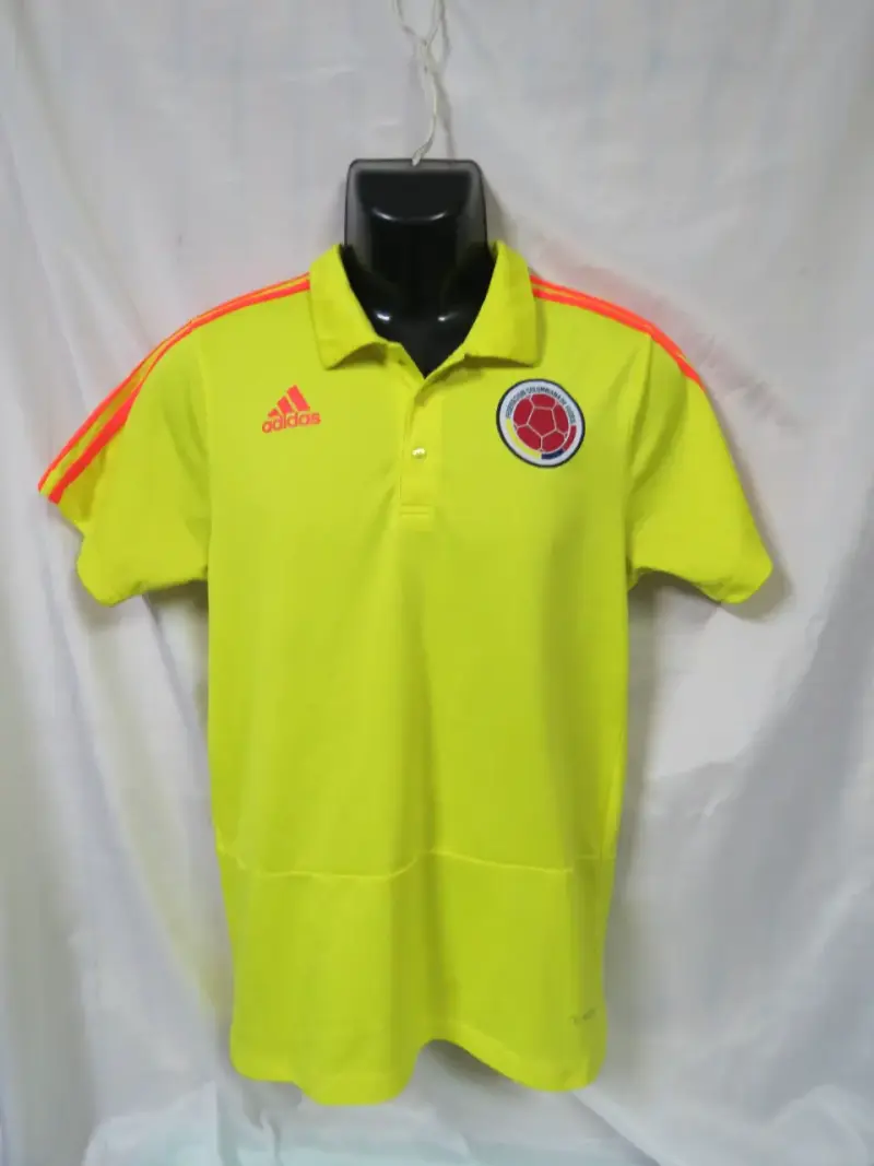 Polera de fútbol amarilla  Colombia TALLA S - 2