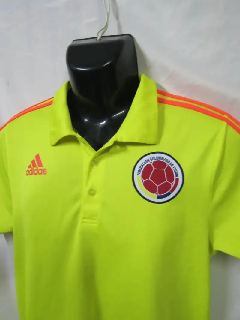 Polera de fútbol amarilla  Colombia TALLA S - 4