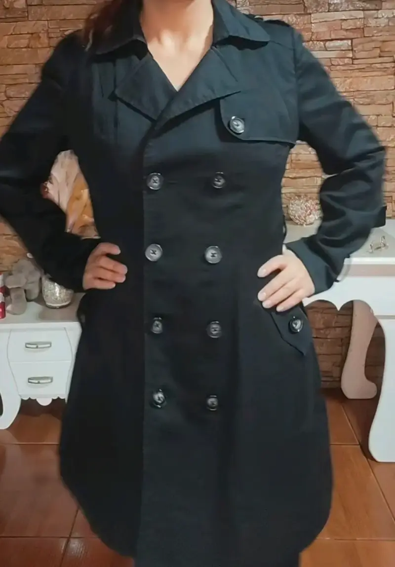 Abrigo trench coat para mujer en varios colores - 3