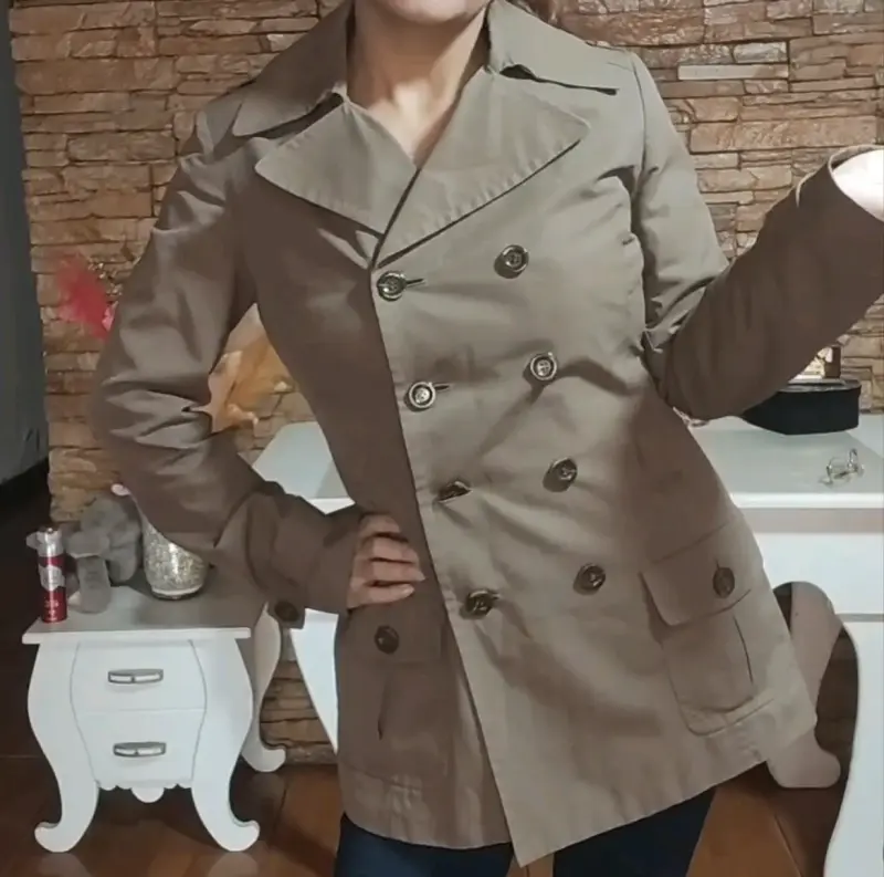 Abrigo trench coat para mujer en varios colores - 4