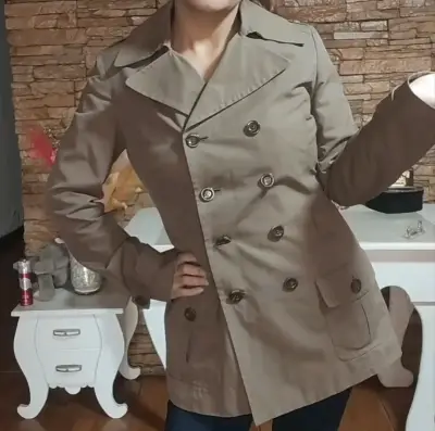 Abrigo trench coat para mujer en varios colores - miniatura 4