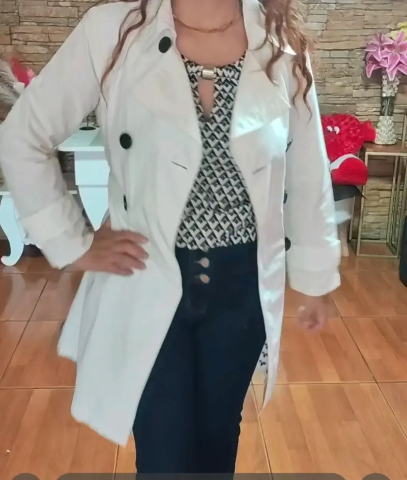 Abrigo trench coat para mujer en varios colores - 5