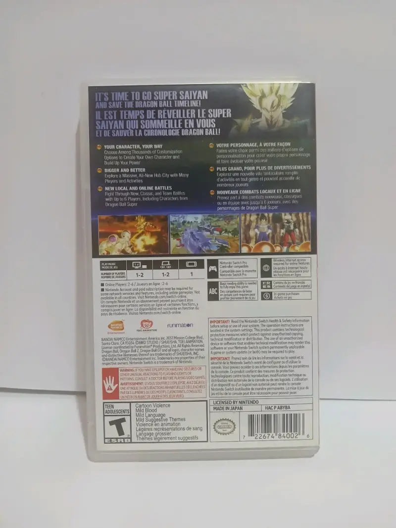 Juego Dragon Ball Xenoverse 2 para Nintendo Switch - 2