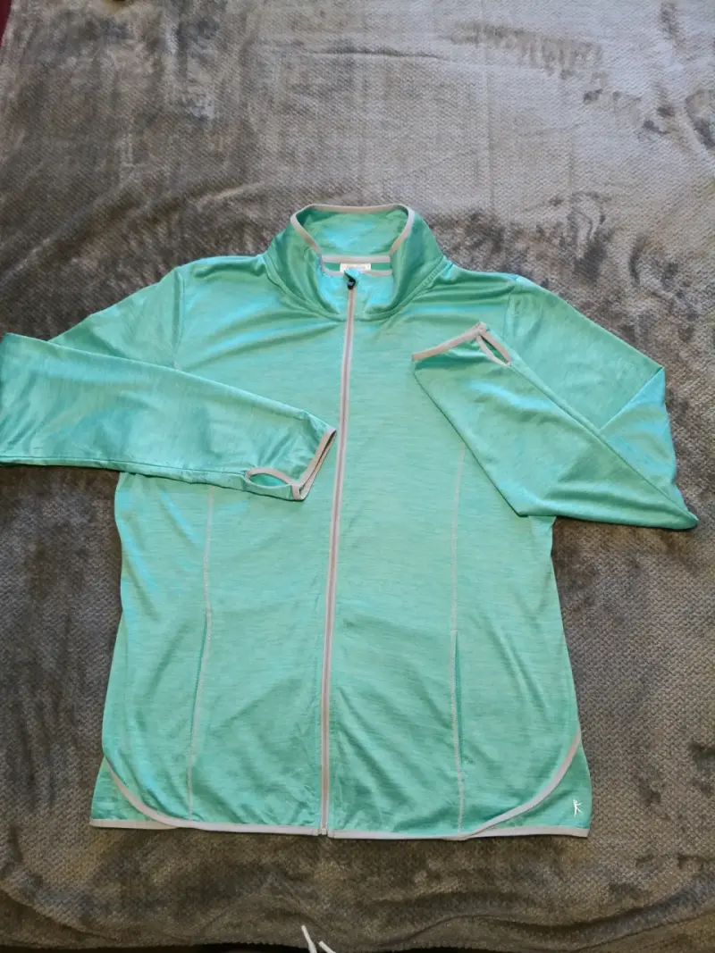 Chaqueta deportiva verde para mujer talla Xl - 2