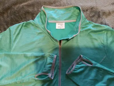 Chaqueta deportiva verde para mujer talla Xl - miniatura 3