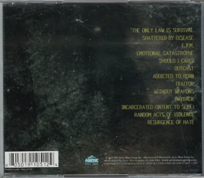Hateplow - The Only Law Is Survival (CD) - 2