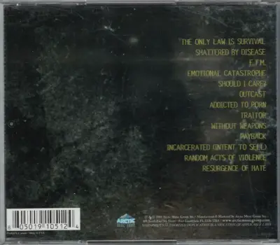 Hateplow - The Only Law Is Survival (CD) - miniatura 2