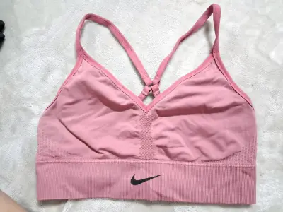 Top deportivo rosa Nike Dri-Fit - miniatura 1