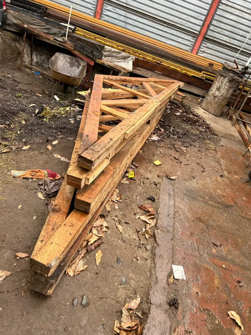 Cerchas de madera para construcción