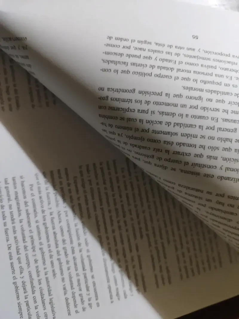Impresión Libro El Contrato Social de Rousseau - 3