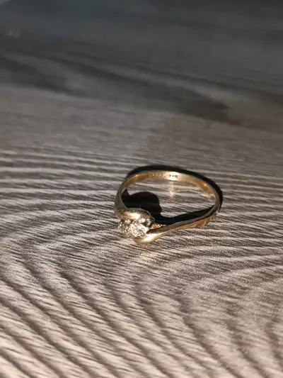 Anillo Cintillo Oro 14k - Diseño Vintage - miniatura 4