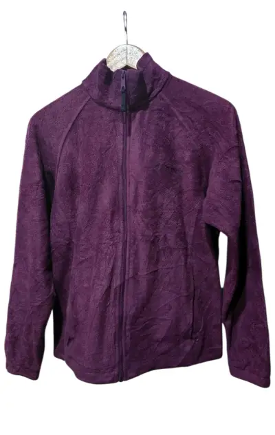 Chaqueta polar morada Columbia para mujer - miniatura 2