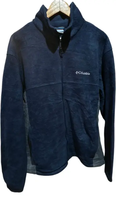 Chaqueta polar azul Columbia para hombre - miniatura 2