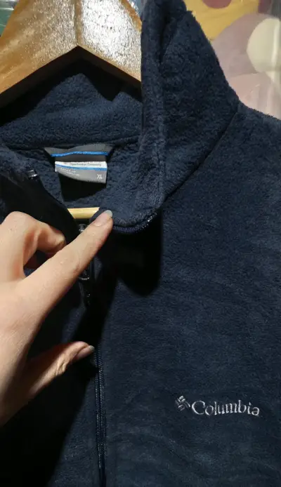 Chaqueta polar azul Columbia para hombre - miniatura 4