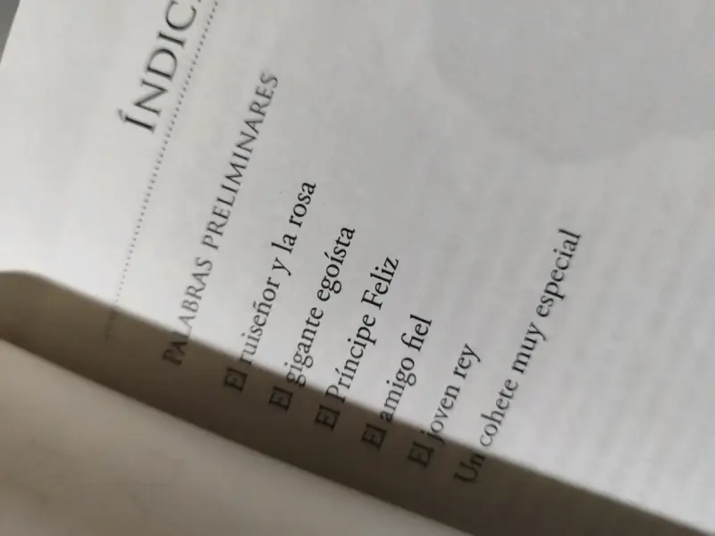 Libro El Ruiseñor y la Rosa de Oscar Wilde - 2