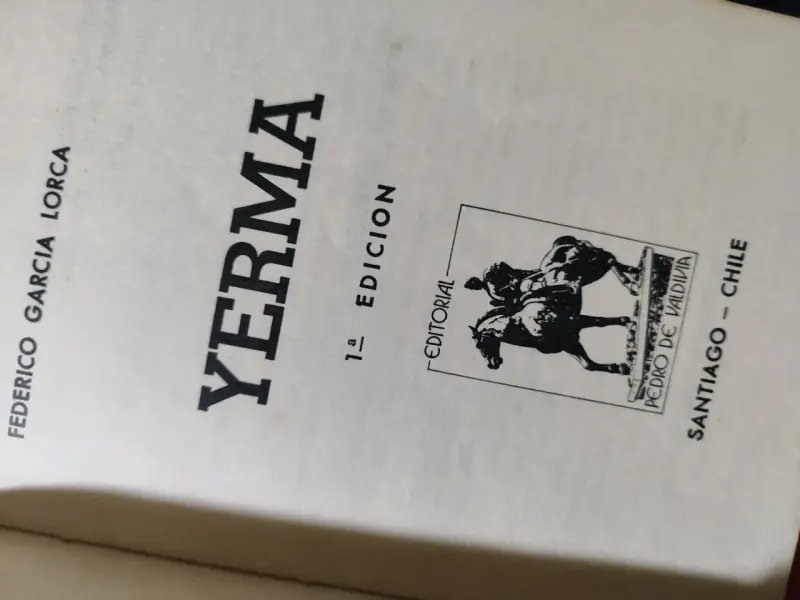 Libro Yerma de Federico García Lorca - 2