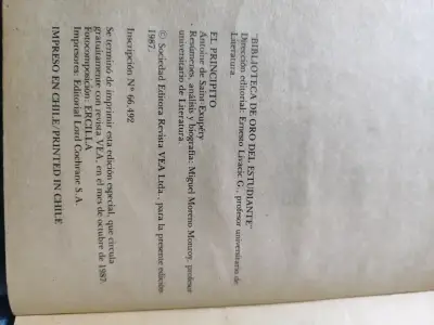 Libro El Principito Biblioteca de Oro del Estudiante - miniatura 3