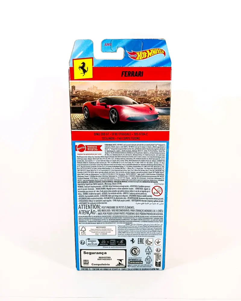Hot Wheels Ferrari, pack de 5. - 2
