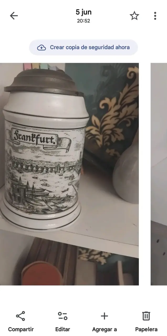 Jarra cervecera decorativa Frankfurt