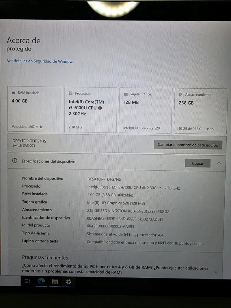 Laptop Acer Switch Alpha 12 256GB SSD M.2 - 4