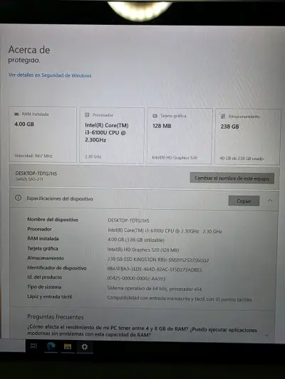 Laptop Acer Switch Alpha 12  256GB SSD M.2 - miniatura 4