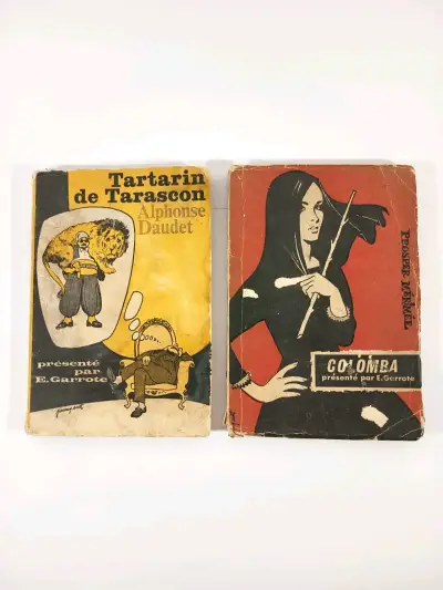 Tartarin de Tarascon y Colomba. Ilust Jimmy Scott. - miniatura 1