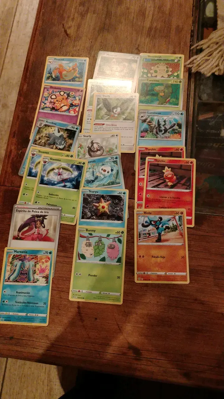 Lote 20 cartas Pokémon en español