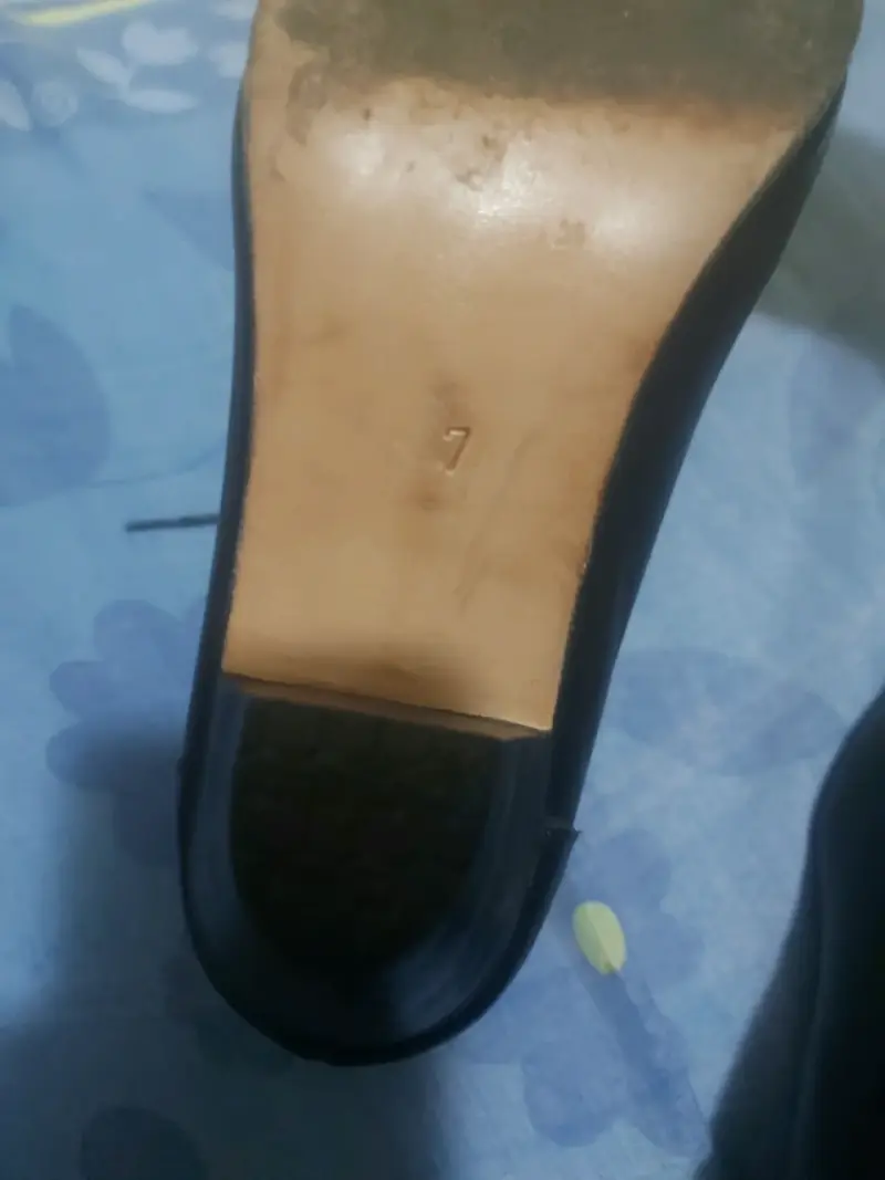 Botines de cuero negro con tacón para mujer - 4