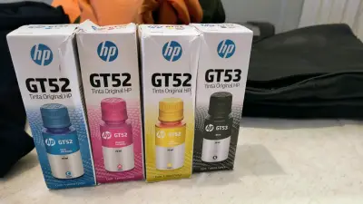 Set de Tintas Originales HP GT52 y GT53 - miniatura 1