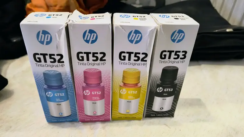 Set de Tintas Originales HP GT52 y GT53 - 4