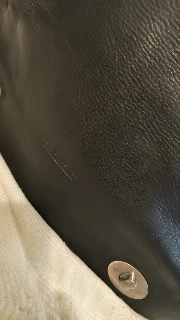 Maletín de cuero negro con compartimentos - 6
