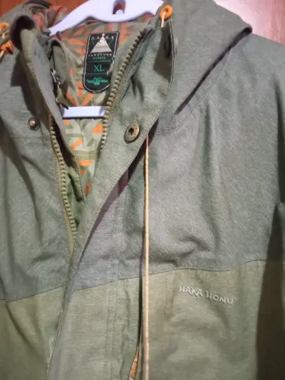 Chaqueta impermeable verde Haka Honu - miniatura 4