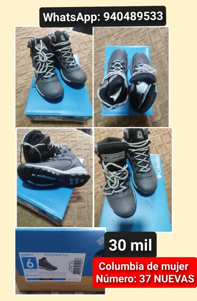 Botas de montaña Columbia para mujer talla 37 nuevas