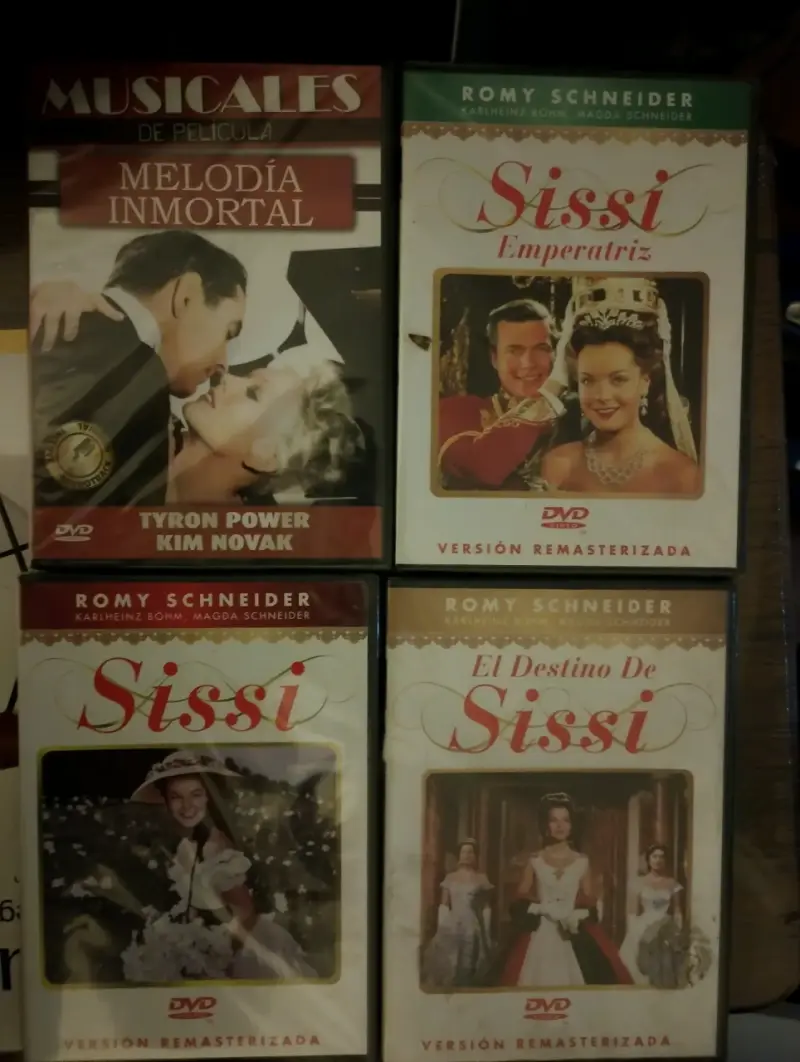 Colección de DVDs de películas Sissi y Melodía Inm