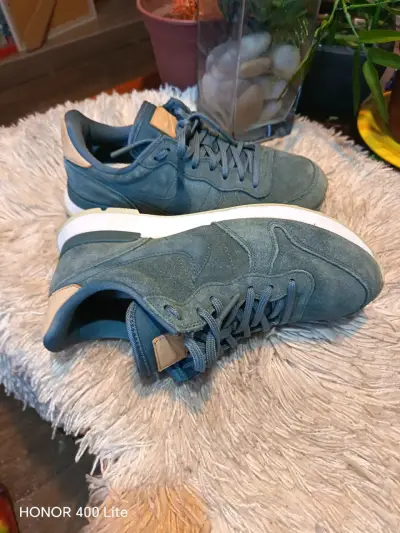 Zapatillas deportivas Nike de gamuza verde - miniatura 3