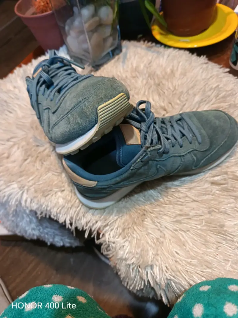 Zapatillas deportivas Nike de gamuza verde - 4
