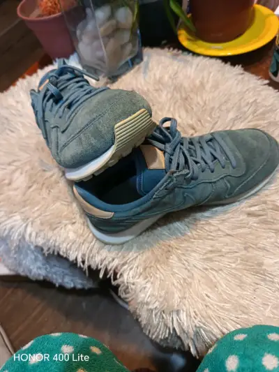Zapatillas deportivas Nike de gamuza verde - miniatura 4