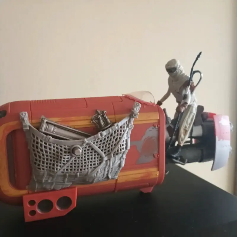 Figura Star Wars Rey con Speeder - 3