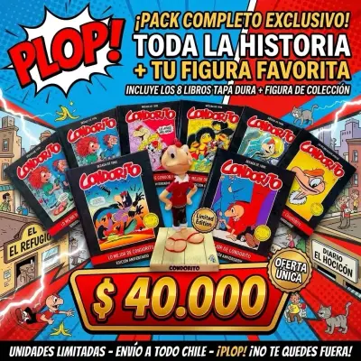 Pack de libros Condorito con figura de colección - miniatura 1