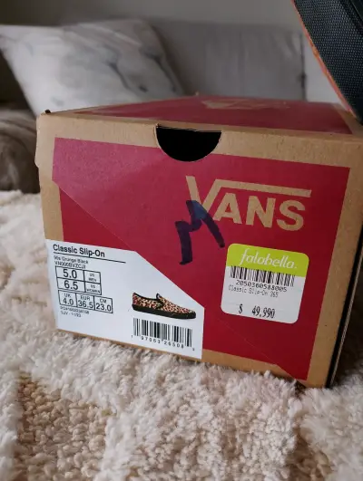 Zapatillas Vans Slip-On Leopardo Talla 36.5 - miniatura 2