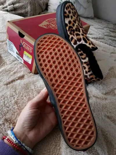 Zapatillas Vans Slip-On Leopardo Talla 36.5 - miniatura 3