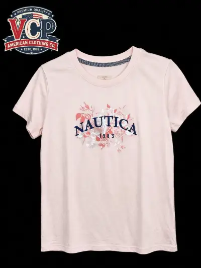 Polera Nautica rosa con diseño floral - miniatura 1