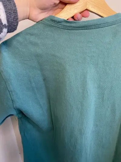Polera Nike verde para mujer crop - miniatura 3