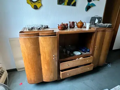 Mueble aparador art deco de madera - miniatura 2