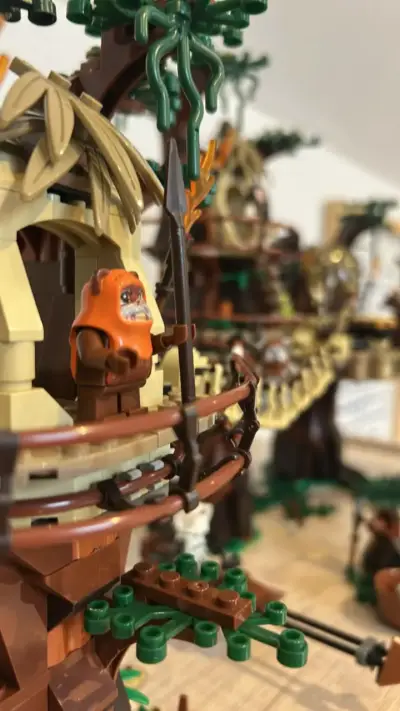 Lego star wars Rep Aldea Ewok - miniatura 3
