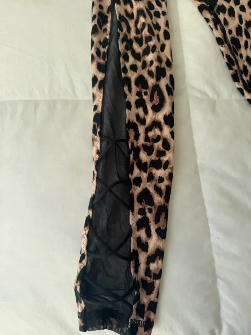 Leggings de Leopardo con Encaje Victoria's Secret - 2