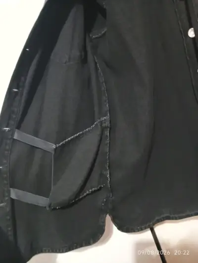 Chaqueta de mezclilla negra Basement - miniatura 5