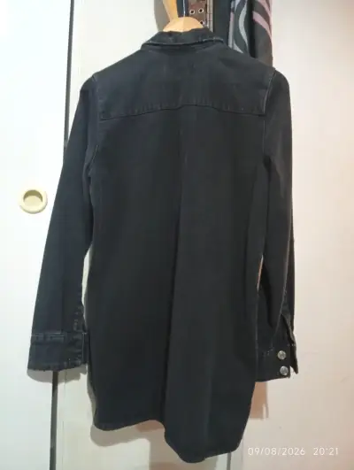 Chaqueta de mezclilla negra Basement - miniatura 6